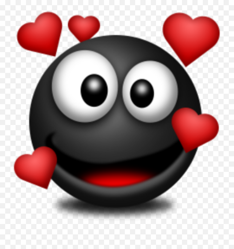 Download Mq Black Red Heart Hearts Love - Black In Love Emoji Png,Love Emoji Png