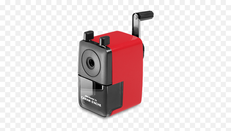 Pencil Sharpener Plastic Red The - Caran D Ache Pencil Sharpener Plastic Black Png,Pencil Sharpener Png