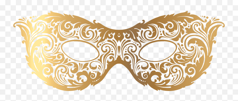 Mardi Gras Gold Mask Png - Gold Carnival Mask Png,Mardi Gras Mask Png