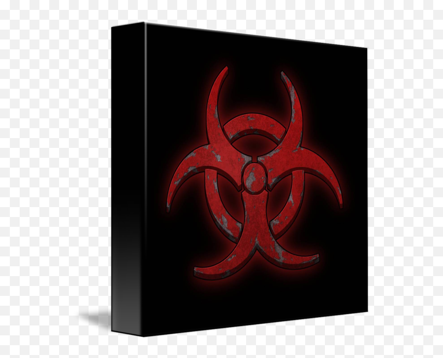 Biohazard Red By Monica Christensen - Art Png,Biohazard Symbol Transparent