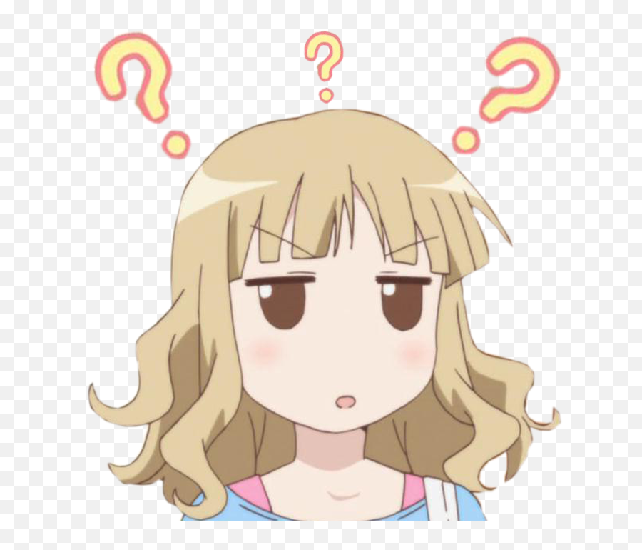 Confused Transparent Png Clipart Free - Confused Anime Girl Transparent,Confused Png