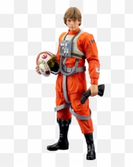 Luke Skywalker X - Wing Pilot Artfx Statue By Kotobukiya Png,X Wing Png