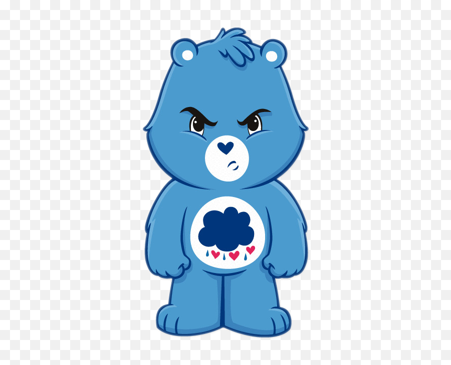 Grumpy Bear Care Bears Brown Clip Art - Grumpy Bear Grumpy Bear Care Bear Png,Brown Bear Png