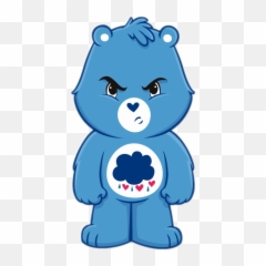 Grumpy Bear Care Bears Brown Clip Art - png