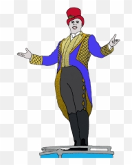 Circus Ringmaster Duvet Cover - Ringmaster Png,Ringmaster Png