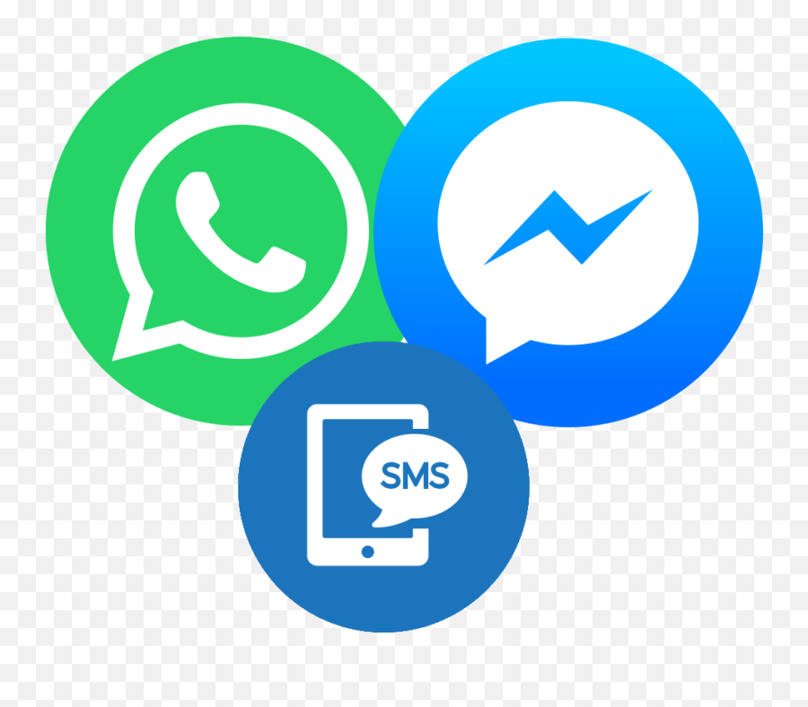 Contact The Jst By Messenger Whatsapp Sms - Simbolo Whatsapp Preto Png,Sms Png