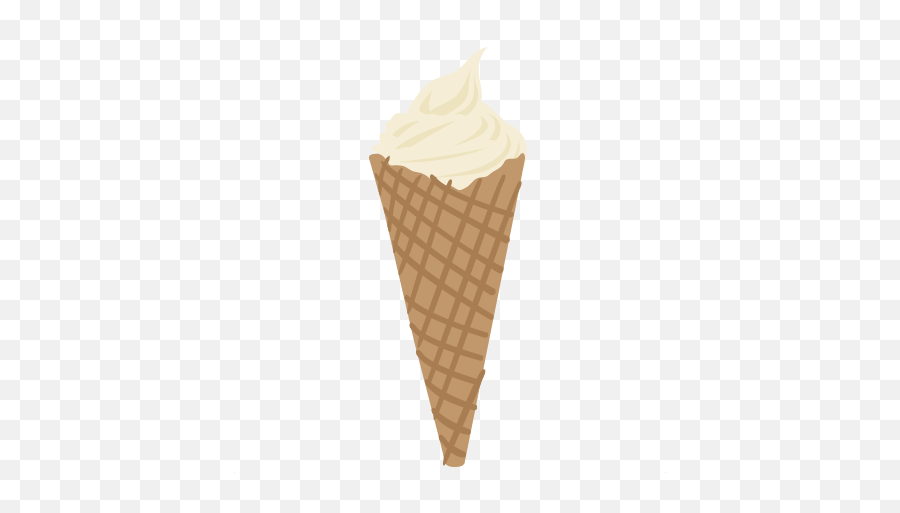 Ice Cream Cone Svg File - Ice Cream Cones No Background Png,Ice Cream Transparent Background