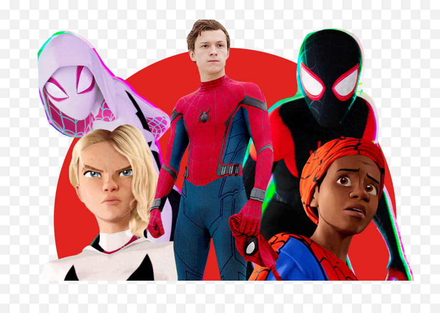 Download Hd Sony Finally Untangles Its - Future Miles And Gwen Kids Png,Spider Gwen Transparent