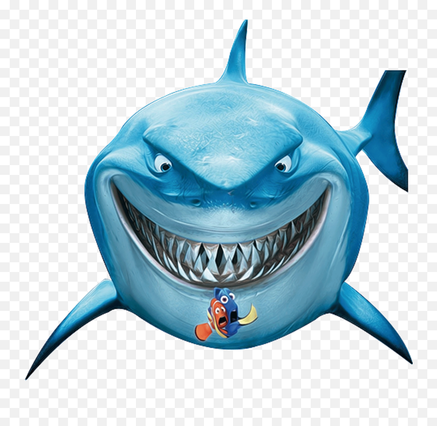 Cretoxyrhina Png Images - Free Png Library Finding Nemo Shark Smiling,Fishes Png
