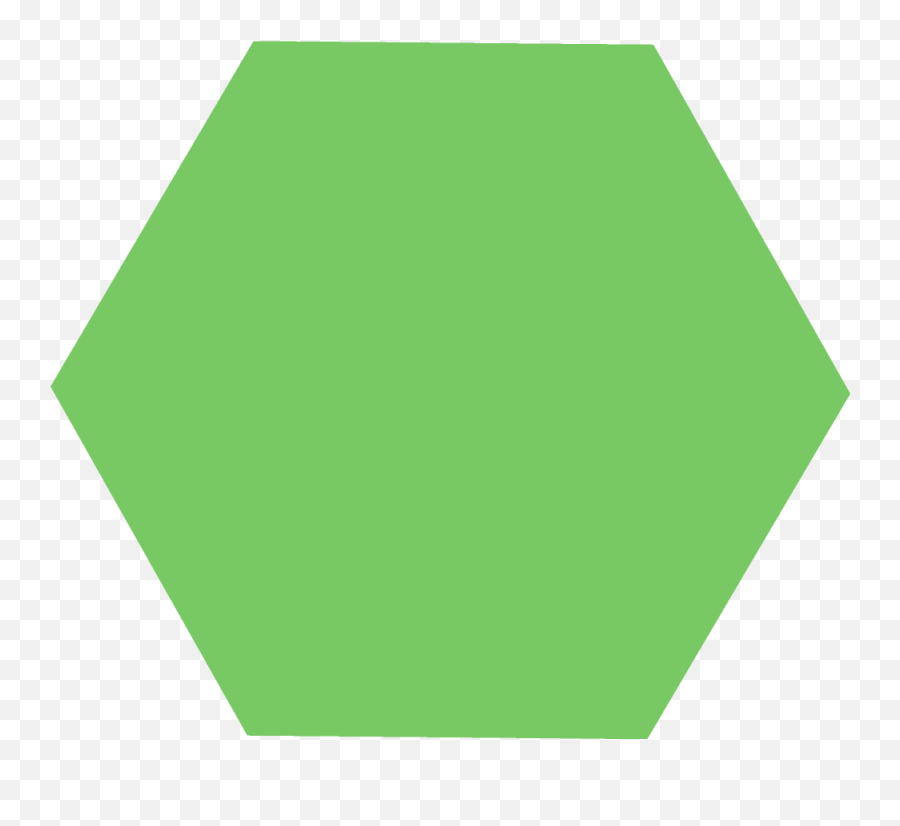 Elements - 2d Shapes Hexagon Green Png,Hexagon Shape Png
