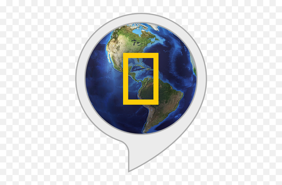 Amazoncom National Geographic Geo Quiz Alexa Skills - Vertical Png,National Geographic Logo Png