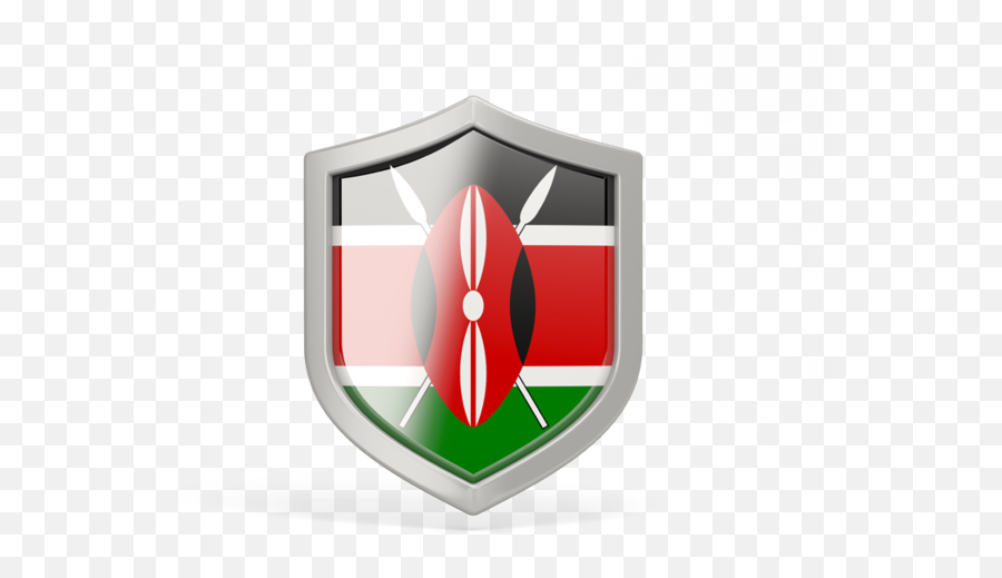 Shield Icon Illustration Of Flag Kenya - Kenya Flag Png,Shield Png