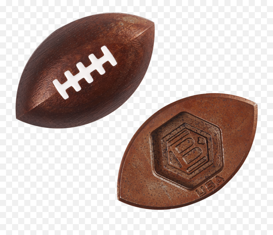 Hex B Football Ball Marker - Football Golf Ball Markers Png,Football Laces Png