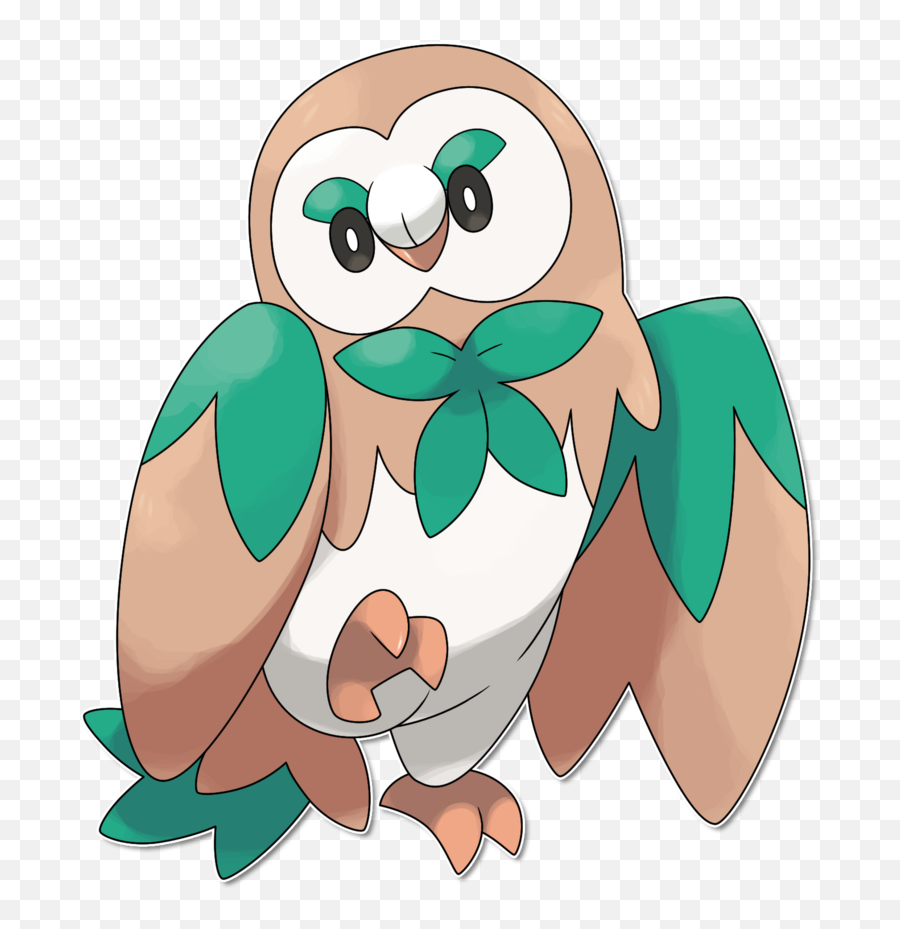 Rowlet Evolution - Final Evolution Shiny Rowlet Png,Rowlet Png
