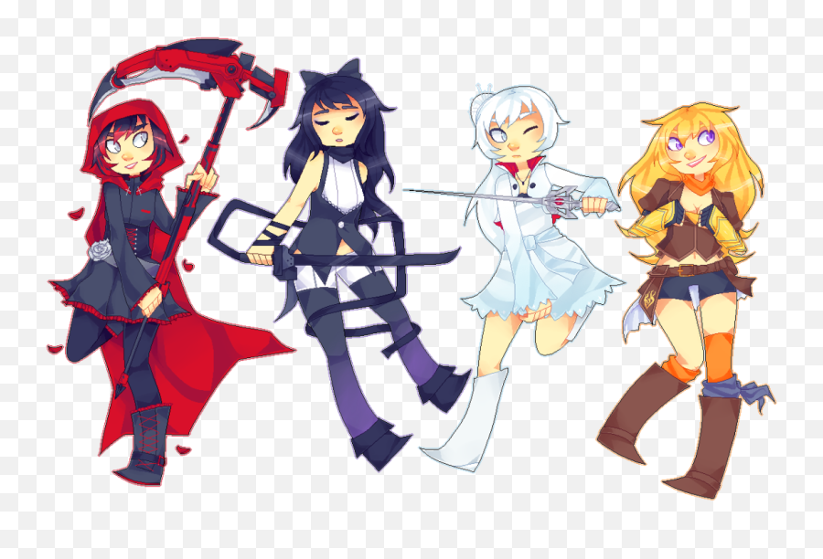 Rwby - Rwby Fan Art 34722291 Fanpop Adventure Time Rwby Png,Rwby Transparent