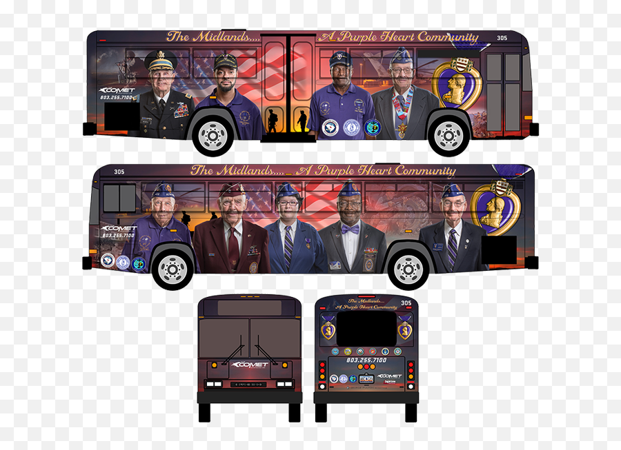 Sightline Signs And Graphics Banners Custom Murals - Commercial Vehicle Png,Purple Heart Medal Png
