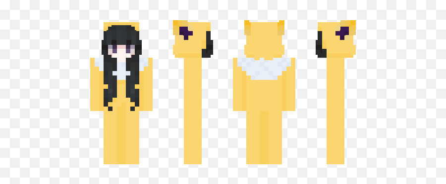 Jolteon - Minecraft Skin 64x64 Alex Vertical Png,Jolteon Transparent