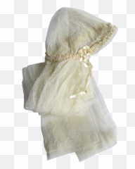 Antique C1920s Juliet Cap Wedding Veil Bridal Accessory - Solid Png,Wedding Veil Png