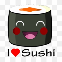 Sushi Tumblr Png Transparent - Happy