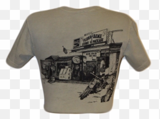 Flora Bama Old Building T Shirt - Crew Neck Png,Shirt Pocket Png