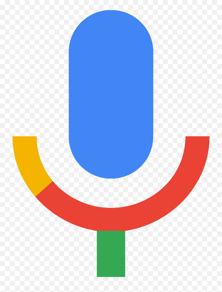 Transparent Mic Logo Png - Google Voice Search Logo,Microphone Logo
