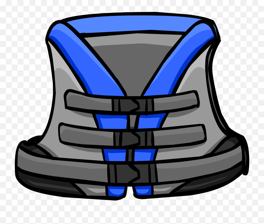 Download Hd Sport Life Jacket Clothing Icon Id 298 - Club Blue Life Jacket Clipart Png,Penguins Icon