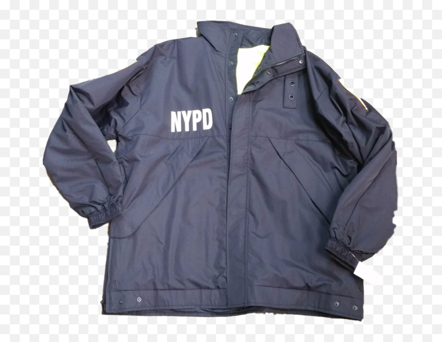 Nypd Reversible Hi - Long Sleeve Png,Icon Rain Jacket