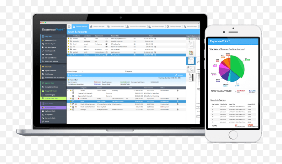 Best Expense Report Management Software 2021 Expensepoint - Expense Report System Png,Report Problem Icon