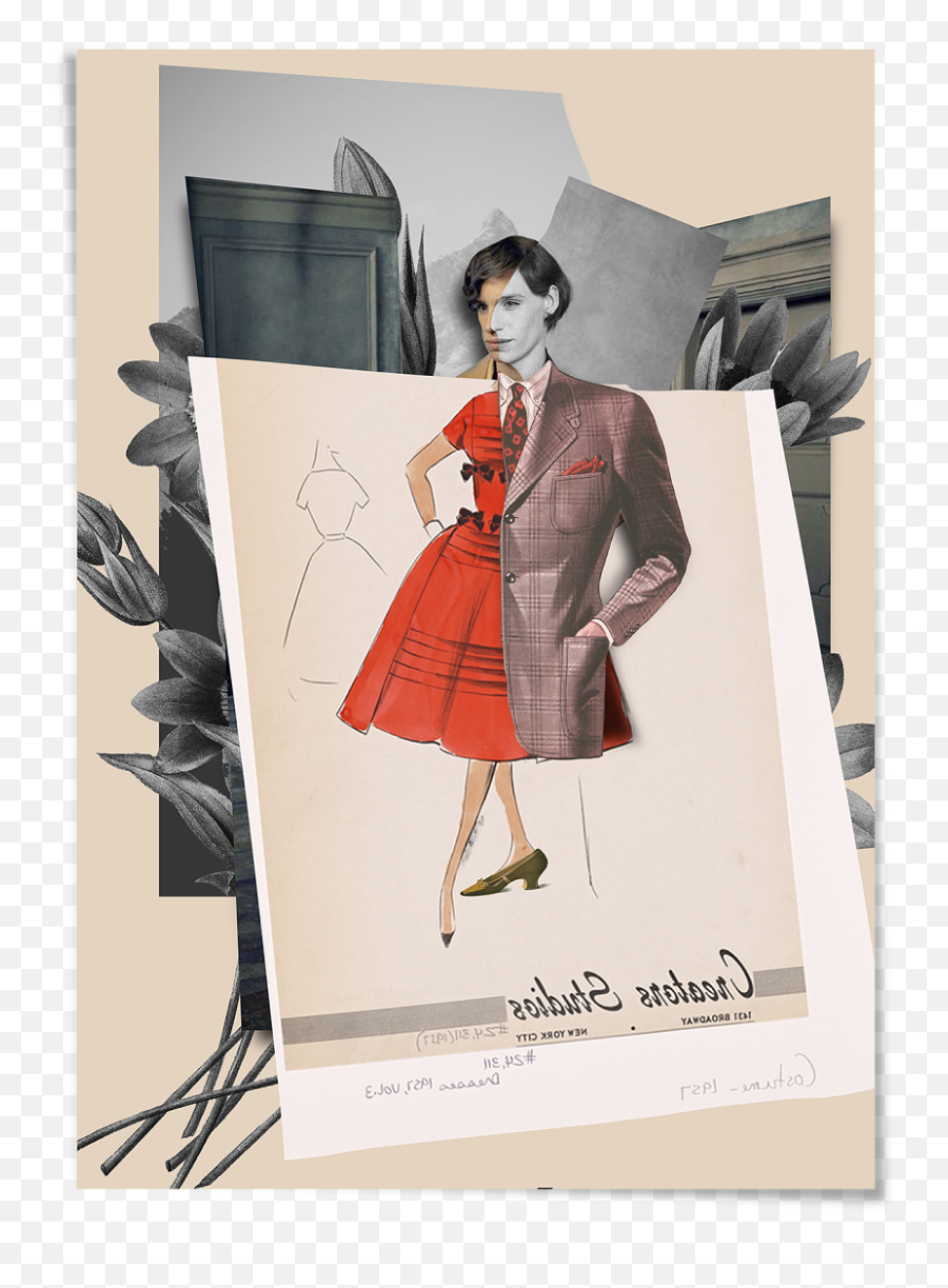 The Danish Girl By Selman Hosgor - Fashion Collage Maker Png,Eddie Redmayne Icon