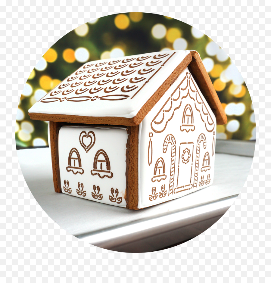 Gingerbread House Cookie Recipe - Gingerbread Png,Gingerbread House Png