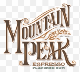 Mountain Peak Espresso Flavored Rum Savor The Climb - Language png