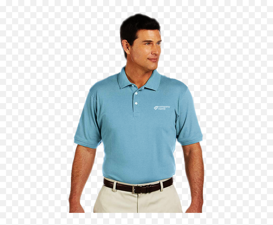 Polo Shirt With Logo Embroidered - Business Polo Shirt Png,Nike Golf Icon Color Block Polo