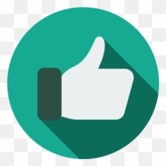 He And His Team Did Fantastic Job Getting Rid Of - Thumbs Like Flat Icon Png