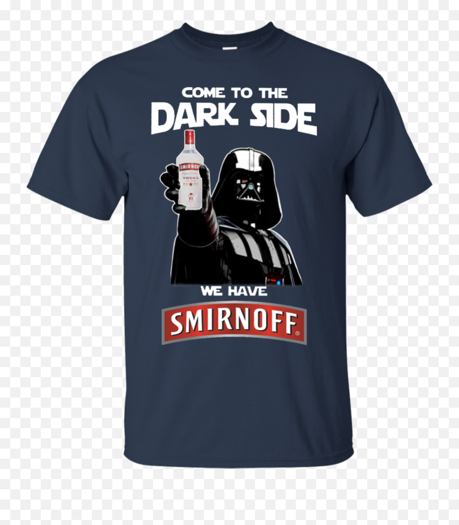 Come To The Dark Side Smirnoff Vodka T Shirt Hoodie Sweater Men - Captain Morgan Dark Side Png,Smirnoff Logo Png