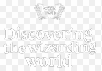 Harry Potter Reading Magic Week Two Discovering The - Language png