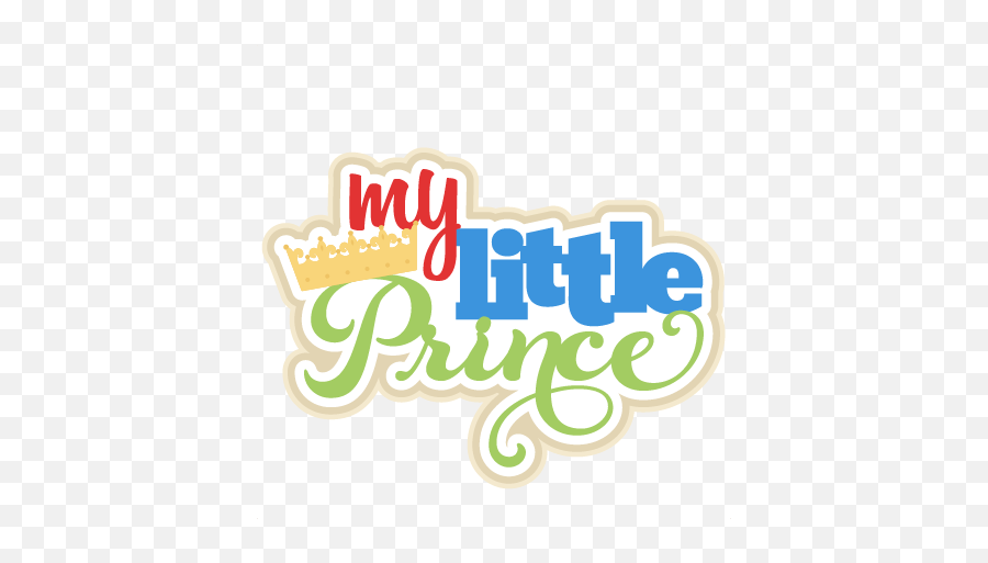 My Little Prince Svg Scrapbook Title Cut Files - My Little Prince Png,Prince Twitter Icon