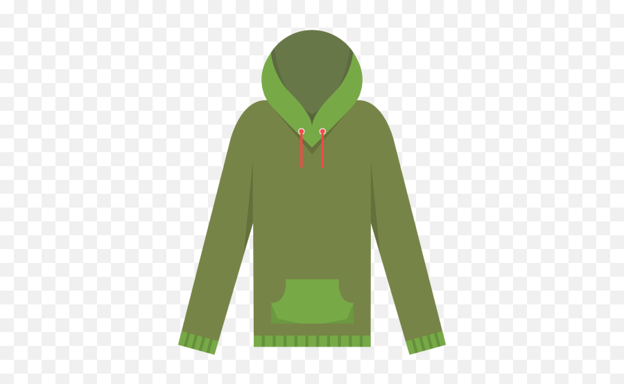 Long Sleeve Hoodie Icon Transparent Png U0026 Svg Vector - Hooded,Icon Green Jacket
