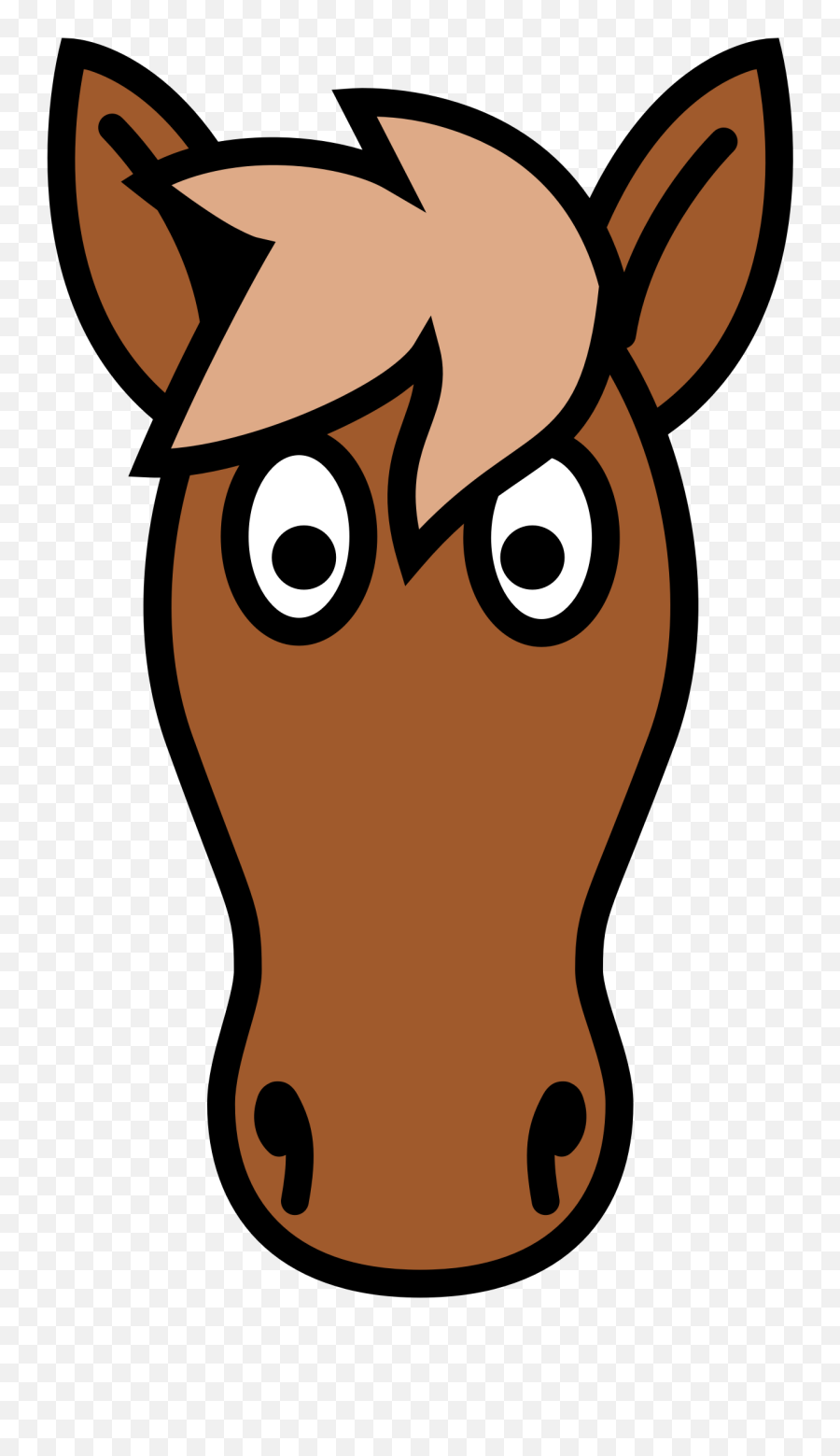 Big Image - Cartoon Horse Head Clip Art Png,Animal Head Png - free  transparent png images 