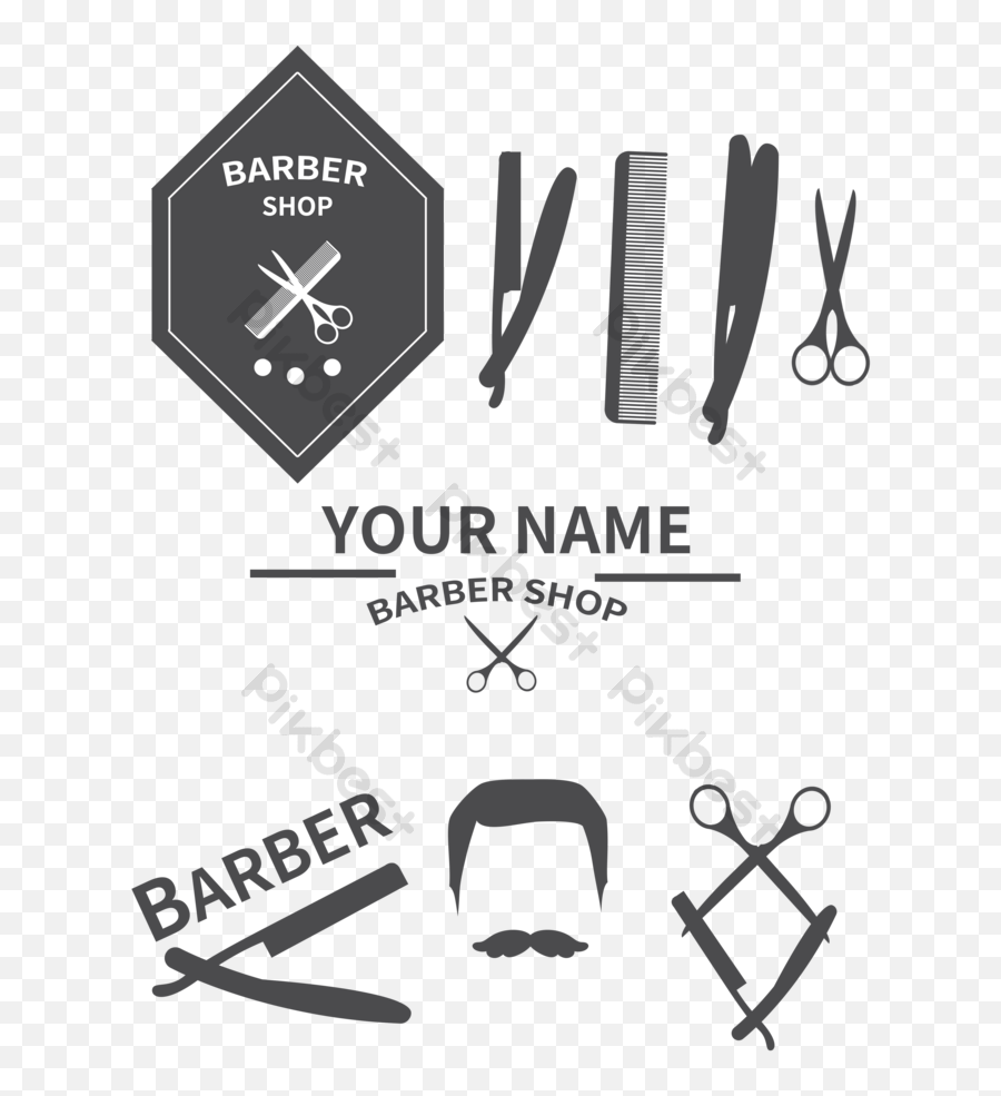 Barber Shop Icon Picture Psd Free Download - Pikbest Language Png,Retailer Icon