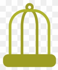 Birds In Cage Icon - Canva Vertical png