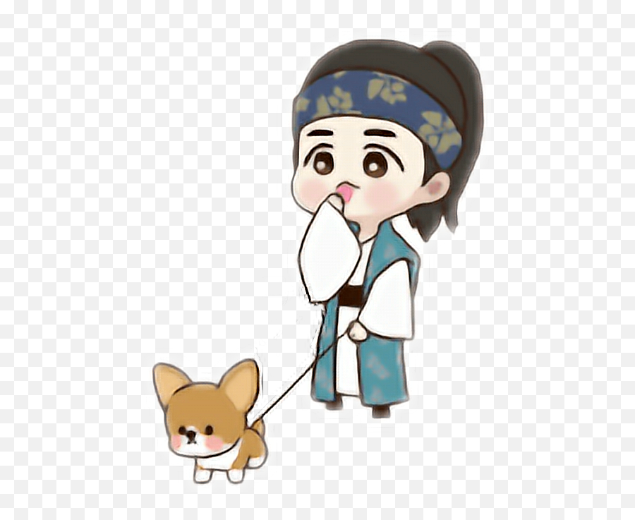 Download Hd Taehyung Kimtaehyung Hwarang V Bts - Baekhyun Cute Anime V Bts Png,Baekhyun Icon