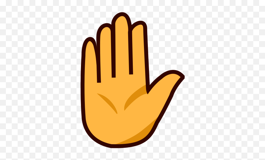Hands Up Emoji Png Picture - Facebook Hand Up Emoji,Hand Emoji Png