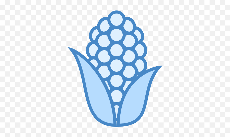 Corn Icon In Blue Ui Style - Icon Png,Corn Icon Png