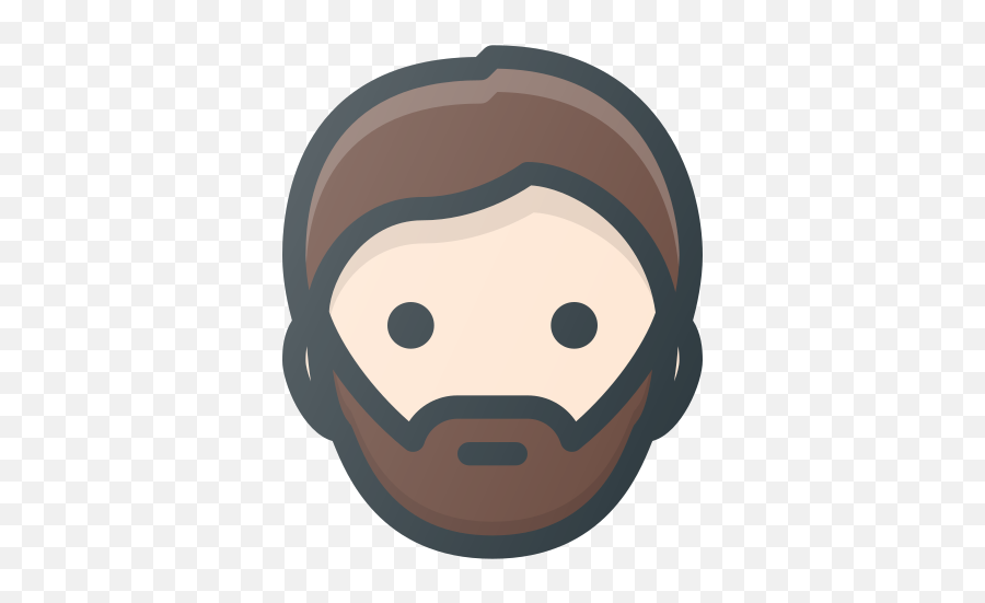 People Avatar Head Man Male Beard Hypster Free Icon - Icon Beard Avatar Png,Beard Icon