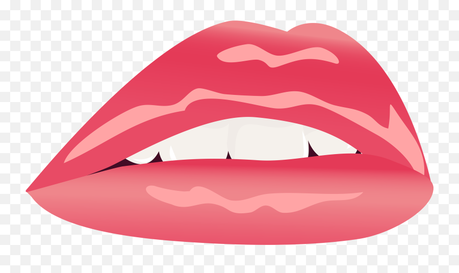 Download Lips Kiss Images Image Png Clipart Free - Glossed Lips Clip Art,Kiss Lips Icon