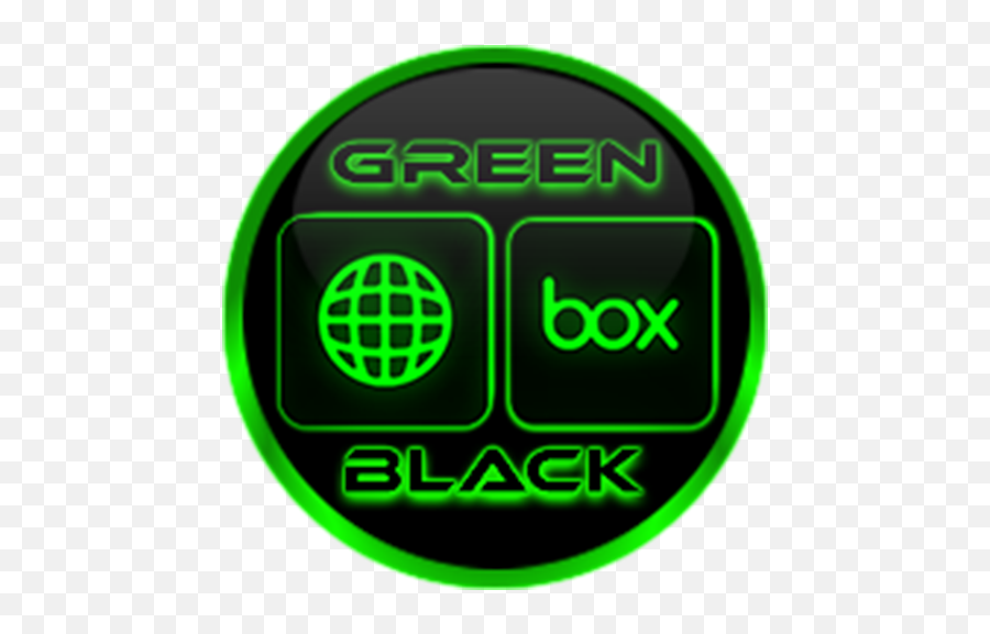 Flat Black And Green Iconpack - Apps On Google Play Box Cloud Png,Riff Raff Neon Icon Cover