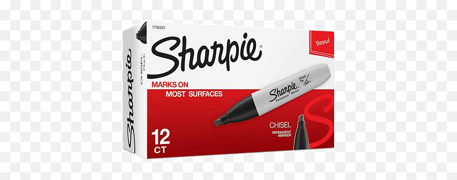 Sharpie Chisel Tip Permanent Markers - Missile Png,Sharpie Png