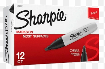 Sharpie Chisel Tip Permanent Markers - Missile Png,Sharpie Png