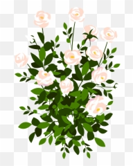 Library Of Flower Bush Clip Png - Yellow Roses Clipart Transparent