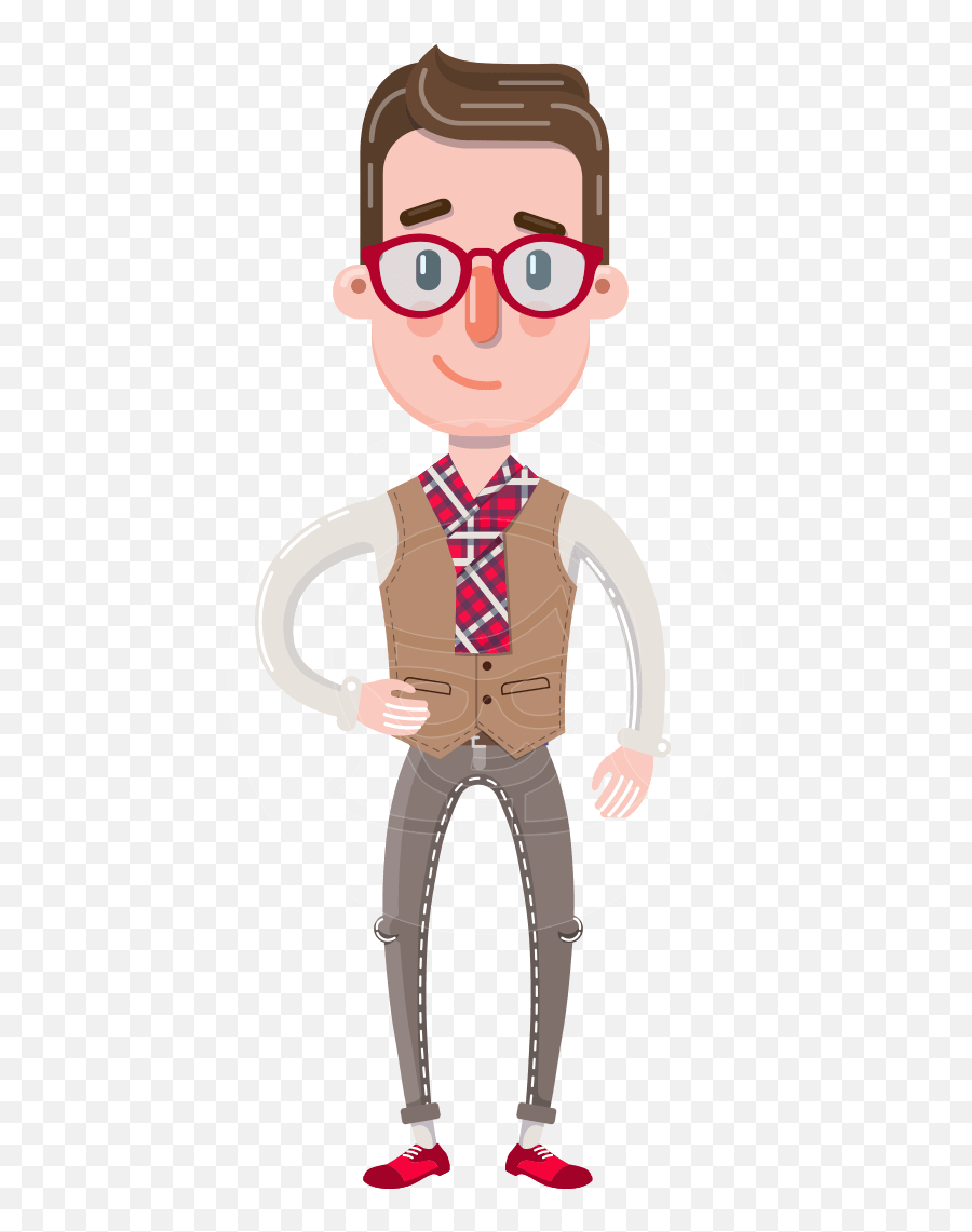 Smart Office Man Cartoon Character In - Cartoon Characters Man Cartoon Png, Cartoon Character Png - free transparent png images 
